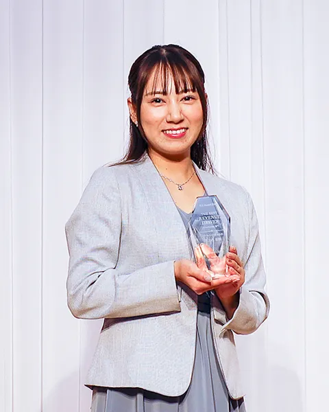 IGC Award 2024の受賞者 竹之内 彩歌 氏の写真