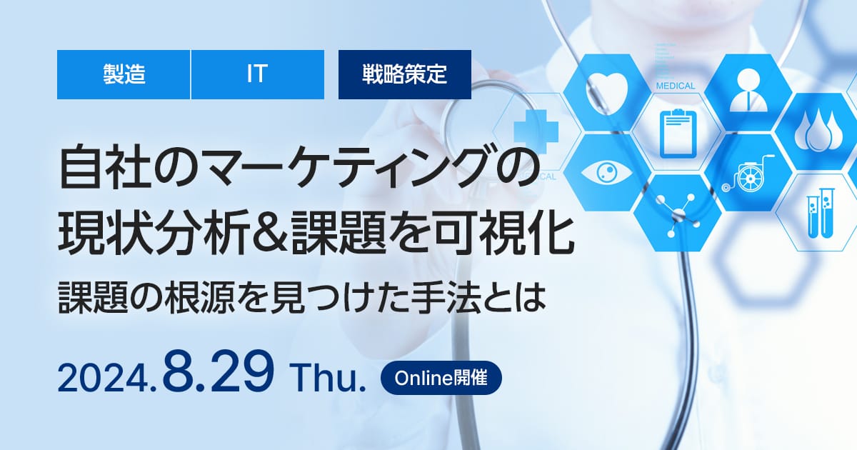 自社のマーケティングの現状分析&課題を可視化、課題の根源を見つけた手法とは